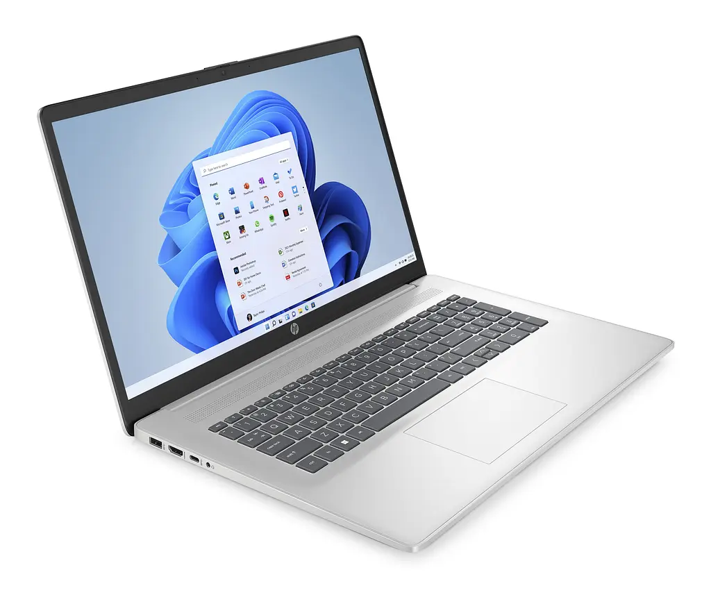 Ноутбук HP 17-cn3005ru 17.3' FHD IPS AG, Intel i5-1335U, 8GB, F512GB, UMA, DOS, серебристый (8B5V0EA) - фото 6