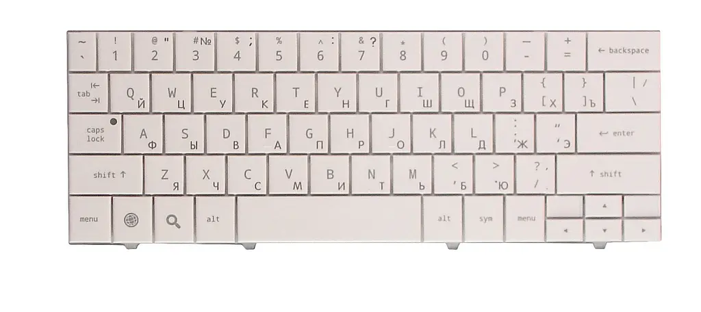Клавіатура для ноутбука HP Compaq Airlife (100) White