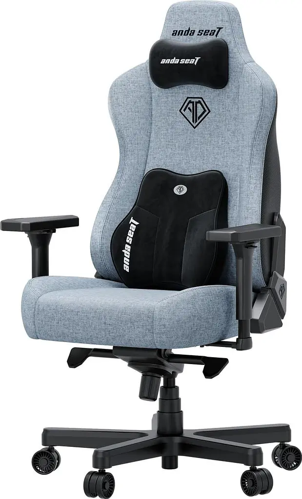 Ігрове крісло Anda Seat Kaiser 3E XL Gray Blue Fabric (AD23YC-XL-09-T-CF-T01) - фото 3