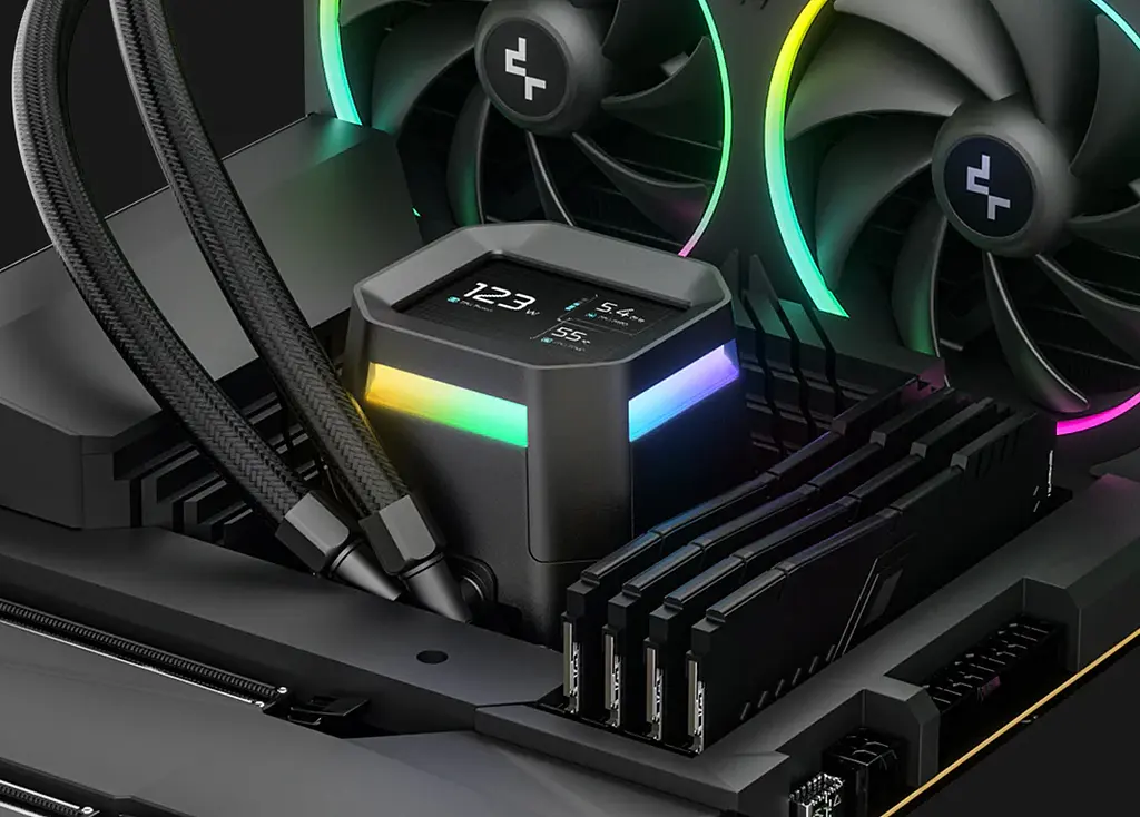 Система водяного охолодження DeepCool LM360 Black (R-LM360-BKDMMC-1) - фото 7