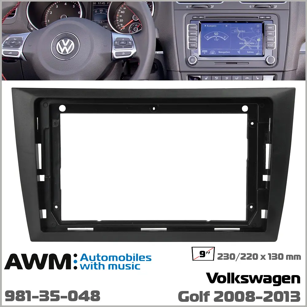 Переходная рамка Volkswagen Golf AWM 981-35-048 - фото 5