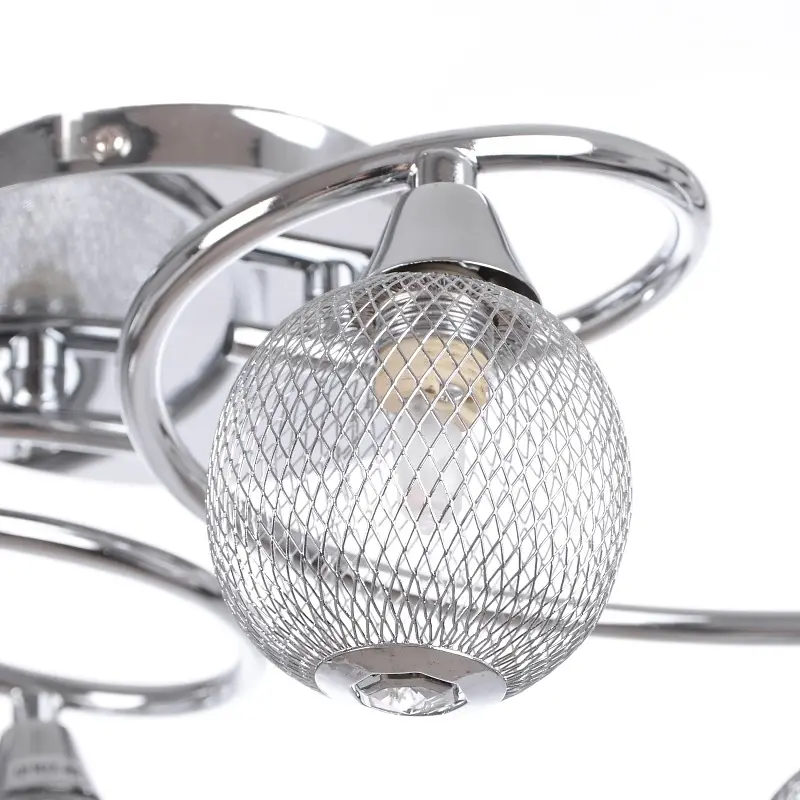 Люстра Brille потолочная молекула G9 40W CH (BR-01363S/6) - фото 6