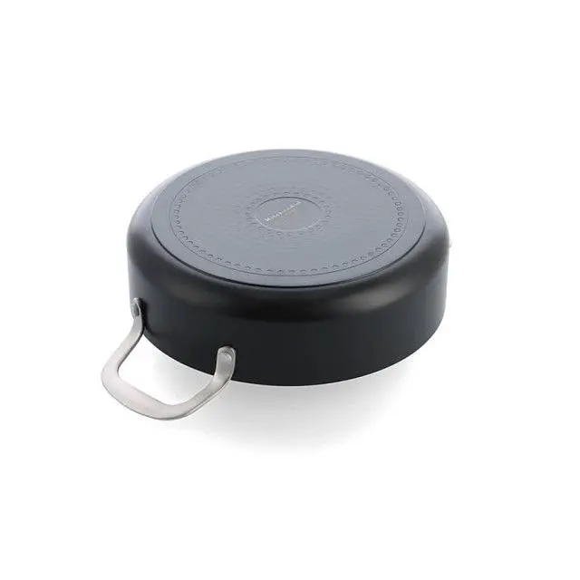 Сотейник з кришкою KitchenAid АС, 28 см, 4,28 л, з керам покриттям, матовий чорний (CC010431-001) - фото 4