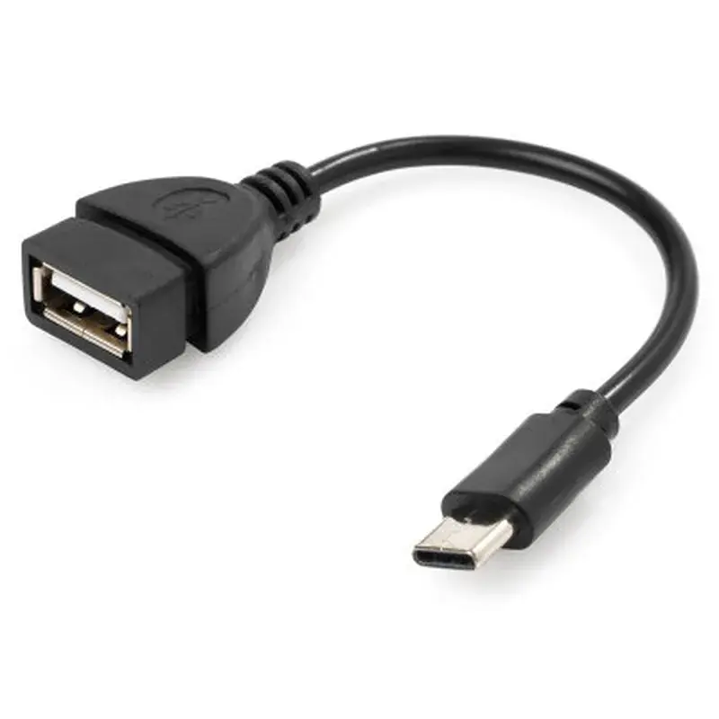 Перехідник OTG USB 2.0 AF to USB-C 0.1m Vinga (VCPDCOTGTCBK) - фото 3