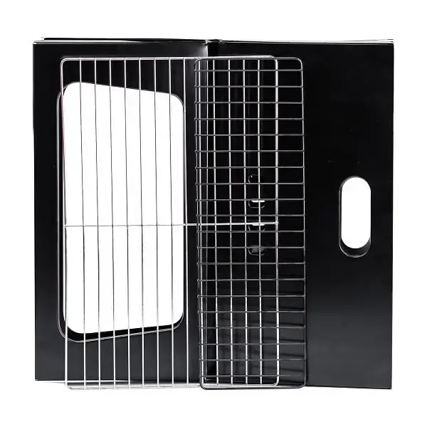 Мангал складаний TS Kitchen переносний з хромованою решіткою HP451M - фото 2