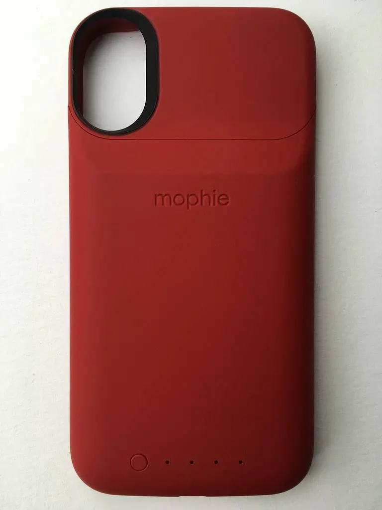Чохол-акумулятор із бездротовою зарядкою Mophie Juice Pack Access Power Bank 2000 mAh для iPhone XR Red - фото 4