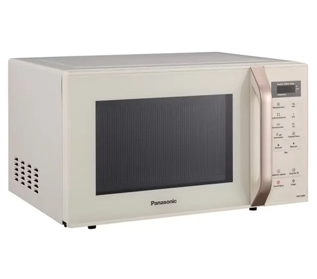 Panasonic Мікрохвильова піч Panasonic, 25л, сенсор.кер., 800Вт, РК дисплей, молочний - фото 2