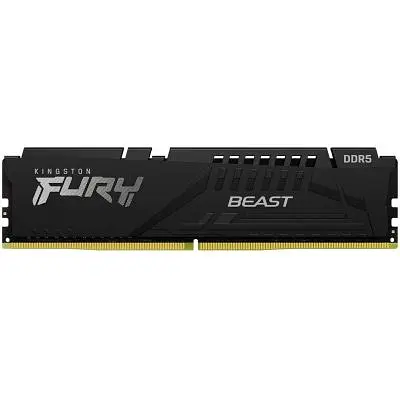 Модуль памяти для компьютера DDR5 32GB 5600 MHz Beast Black Kingston Fury (ex.HyperX) (KF556C40BB-32) - фото 2