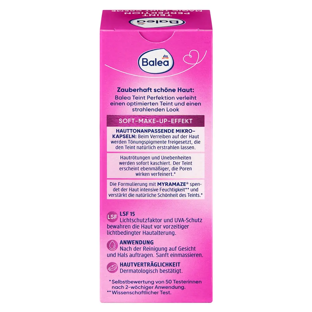 Крем для ідеального тону Balea Magic Complexion SPF 10 50 мл - фото 5