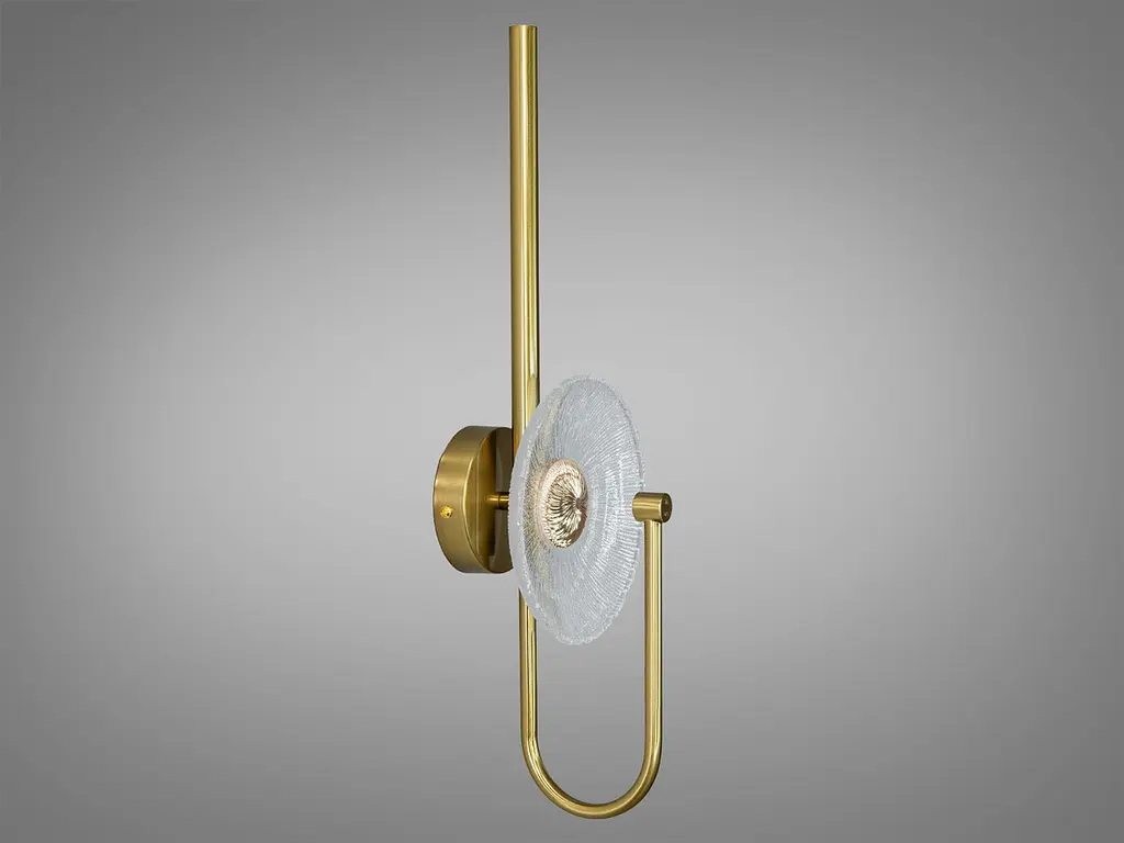 Бра настенное LED Diasha F3791 3W золото стиль лофт диаметр 18 см световой поток 165 лм IP20 - фото 3