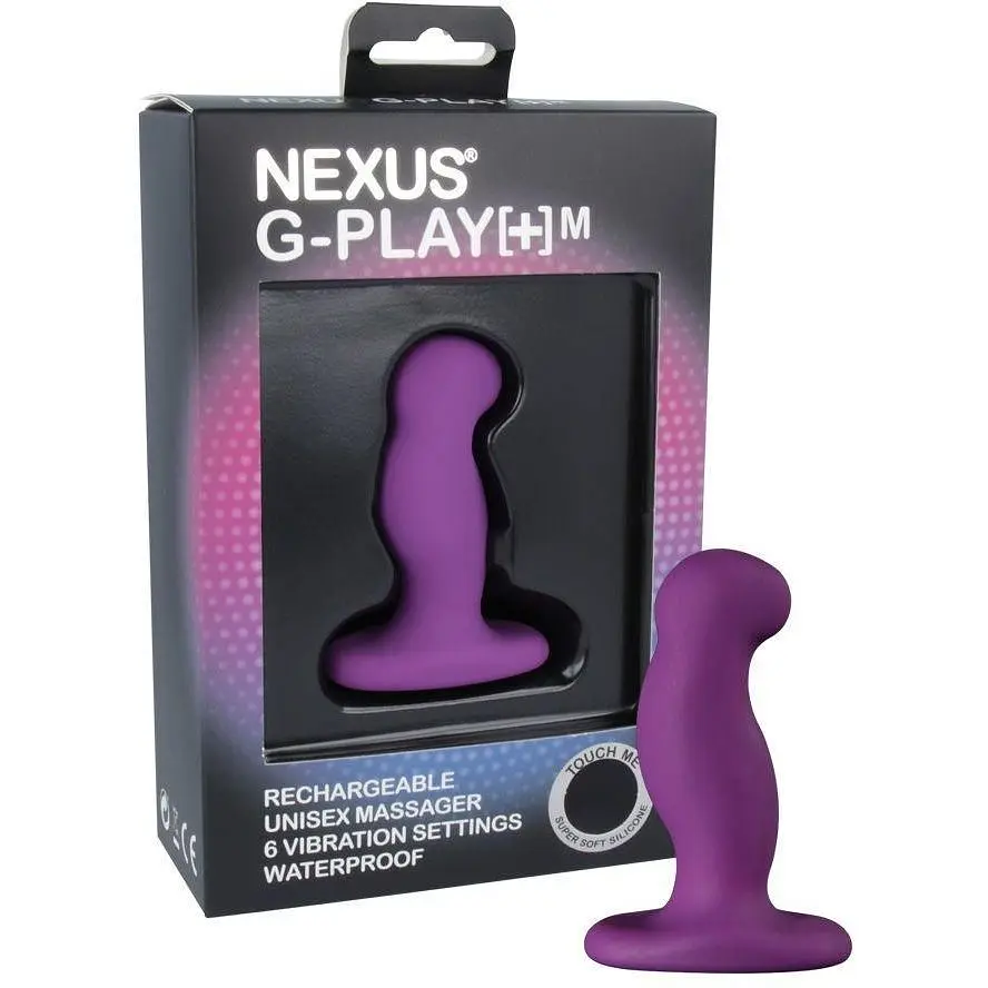 Вібромасажер простати Nexus G-Play Plus M Purple максимальний діаметр 3 см перезаряджається - фото 3