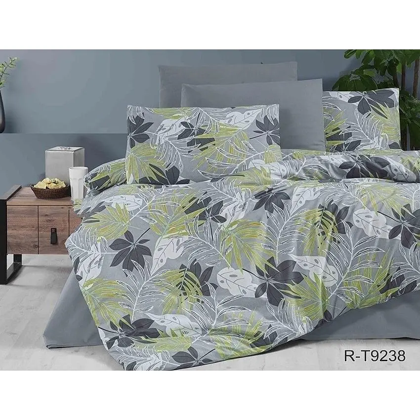 Комплект постільної білизни з компаньйоном (R-T9238) Євро TAG tekstil pbe0037047 - фото 2