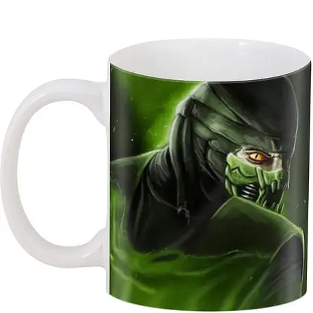 Кухоль GeekLand Mortal Kombat Мортал Комбат рептилія MK.02.21 330 мл білий - фото 3
