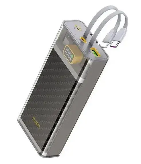 Аккумулятор наружный Hoco J104A Discovery edition 22.5 W (20000mAh) со встроенным кабелем - фото 3