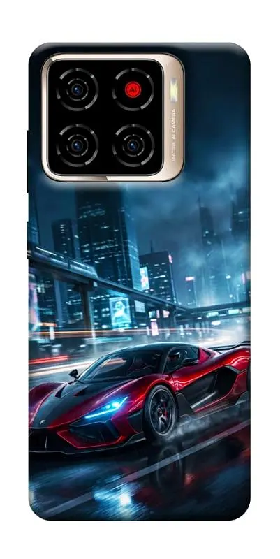 TPU чохол Demsky Red sport car для ZTE Blade A56