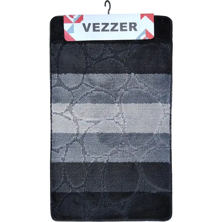 Набір килимків для ванної Vezzer Color line 60x100 та 60x50 см сірий (VZC02203/1622) - фото 2