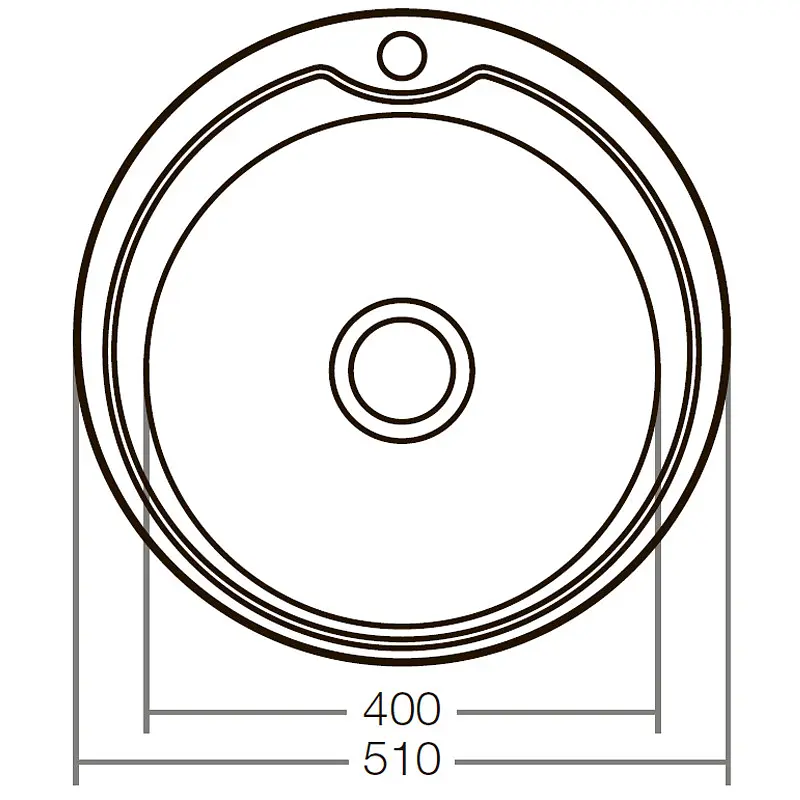 Мийка кухонна ZERIX Z510-08-180D decor (ZX1587) - фото 3