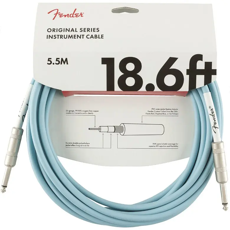 Кабель інструментальний Fender Original Series Instrument Cable 5.5m (18.6ft) 0990520003 - фото 2