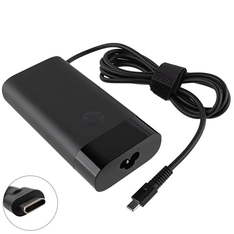 Блок живлення для ноутбука HP TYPE-C 90W чорний OVALE