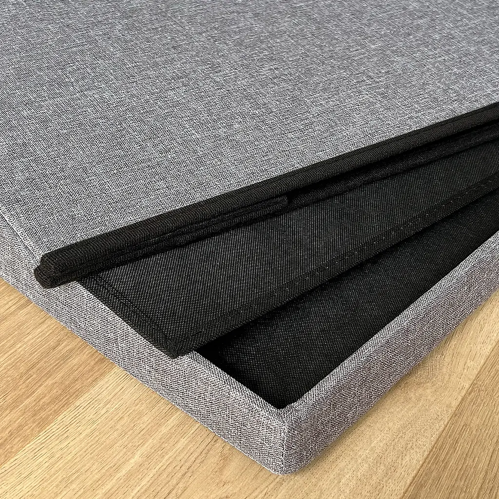 Пуф для хранения МВМ My Home двойной 760х380х380 мм серый (TH-04 GRAY) - фото 7