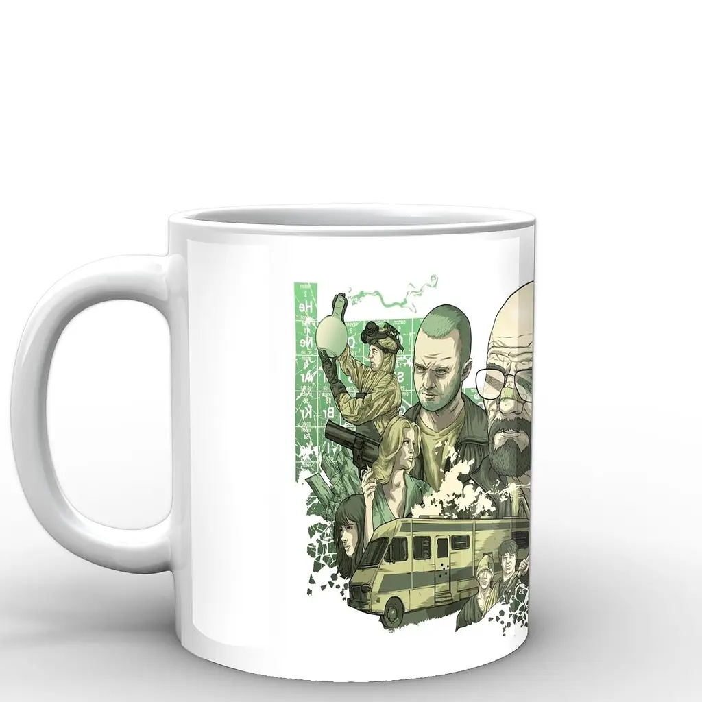 Кухоль GeekLand Breaking Bad фан арт BB.02.009 330 мл білий - фото 2