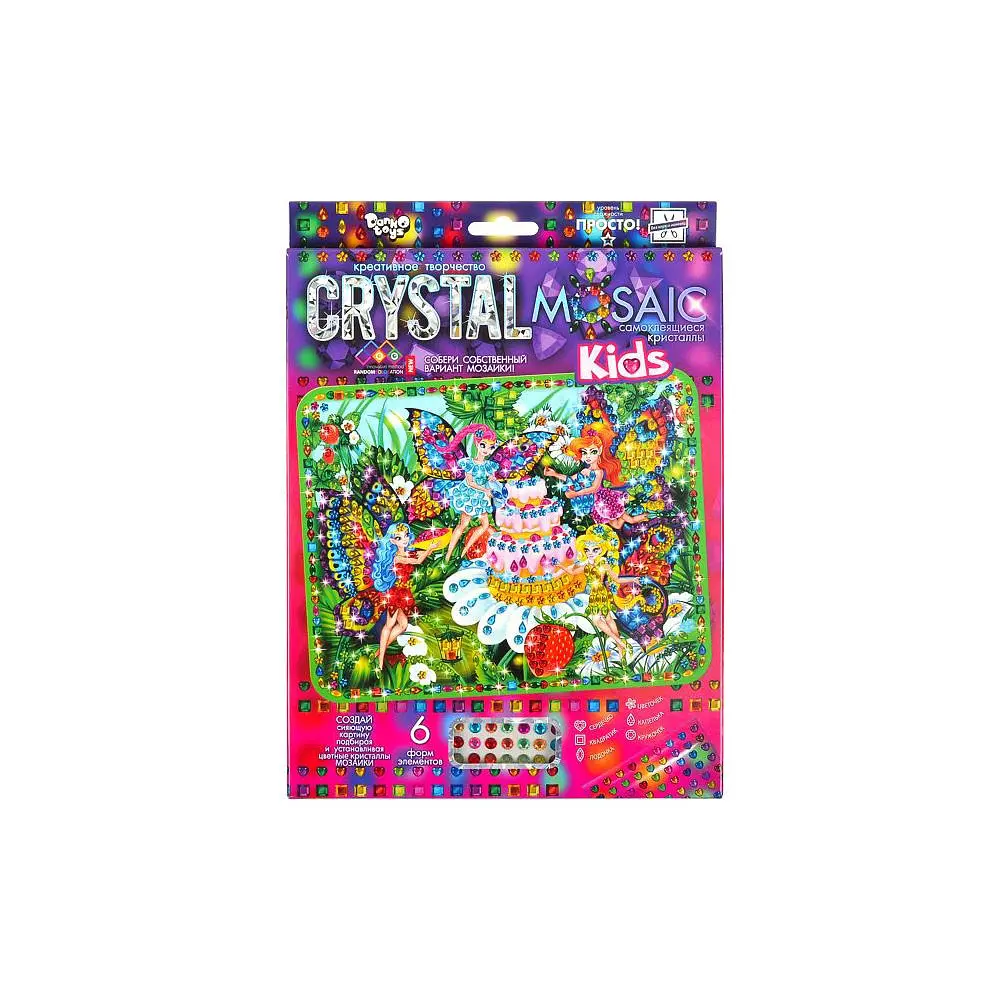 Набор креативной творчества Crystal Mosaic Kids, Danko Toys - фото 9