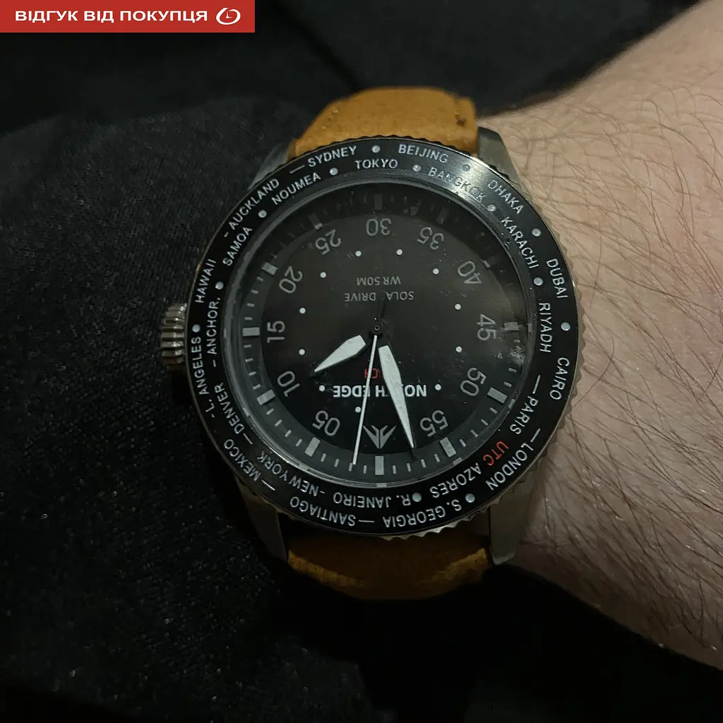 Годинник North Edge Mach Brown - фото 17