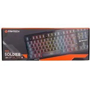 Клавиатура мембранная Fantech Soldier K612 подсветка USB кабель 1.6 м черная (ЦУ-00033225_853) - фото 3