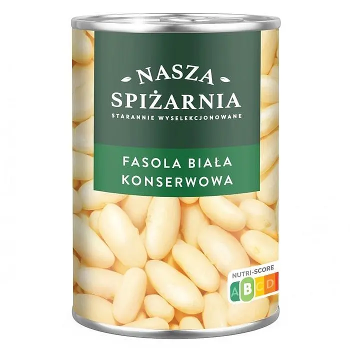 Квасоля біла консервована Nasza spizarnia 400г.