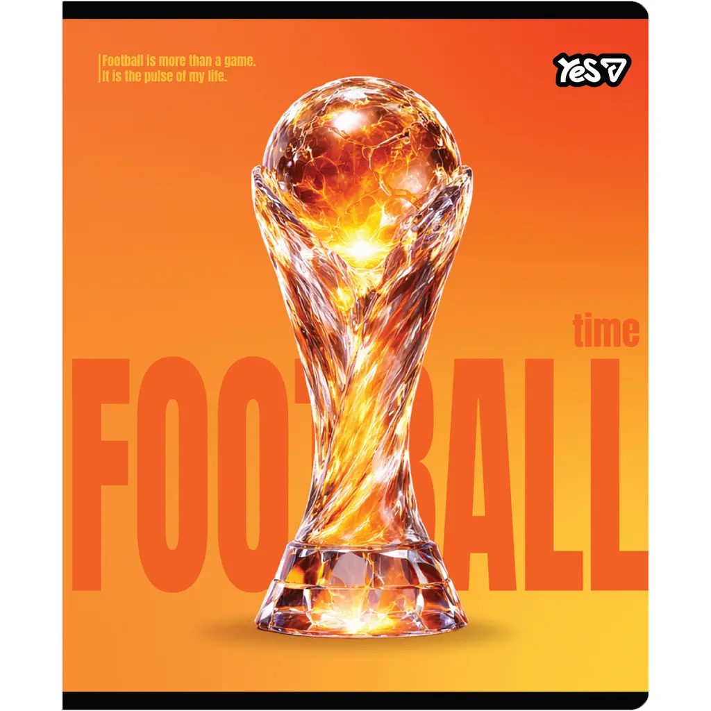 Зошит учнівський Yes Football А5 18 аркушів лінія 10 шт. (768582) - фото 4