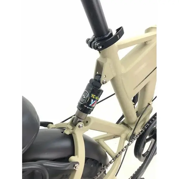 Електровелосипед Trigo фетбайк 20 дюймів 1200W 48V 24Ah бежевий - фото 5