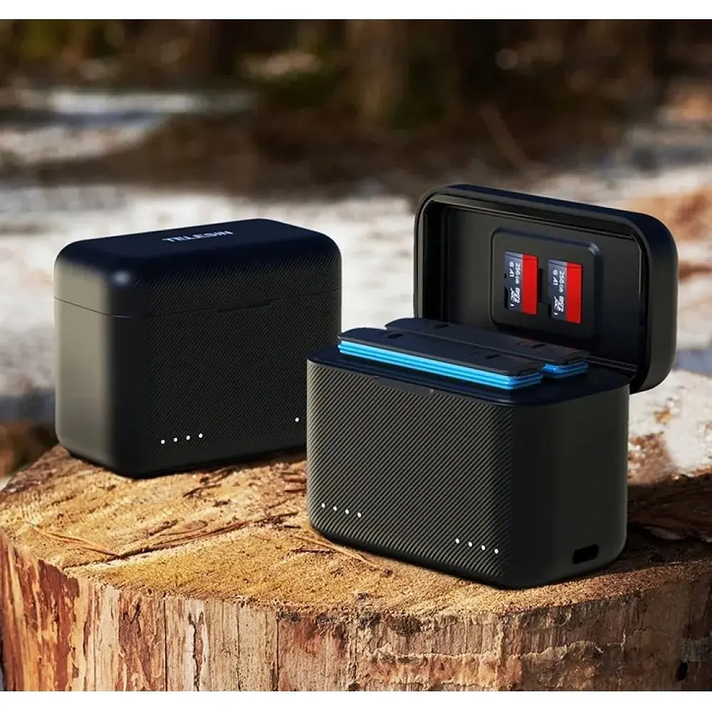 Зарядний пристрій Telesin S0-BCG-03-TIS для Insta360 X3 [118301] - фото 4