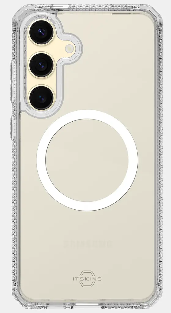 Оригінальний протиударний чохол для Samsung Galaxy S24 (S921) Itskins Ultra Hybrid MagSafe Прозорий
