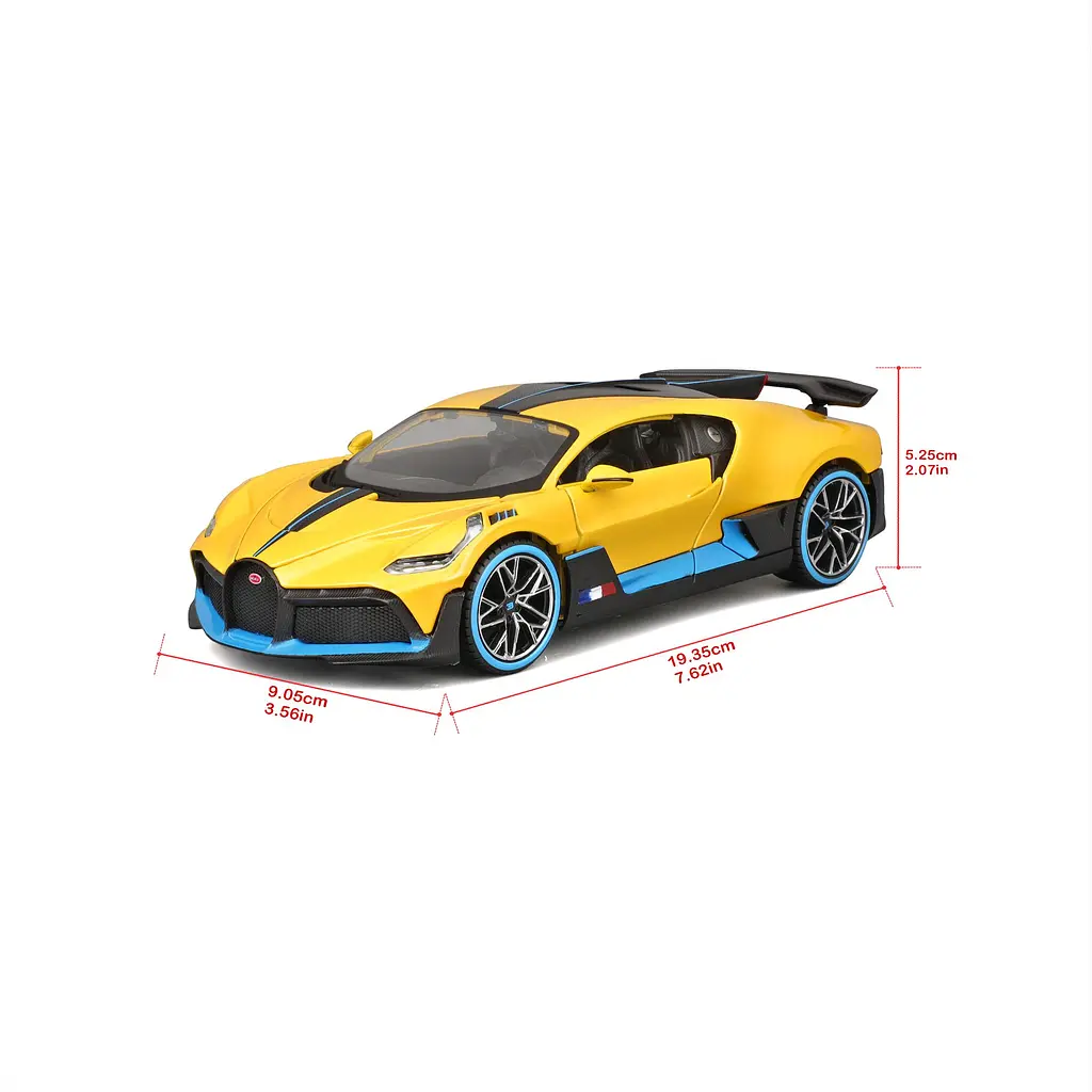 Игровая автомодель Maisto Bugatti Divo 1:24 (31526 yellow) - фото 12