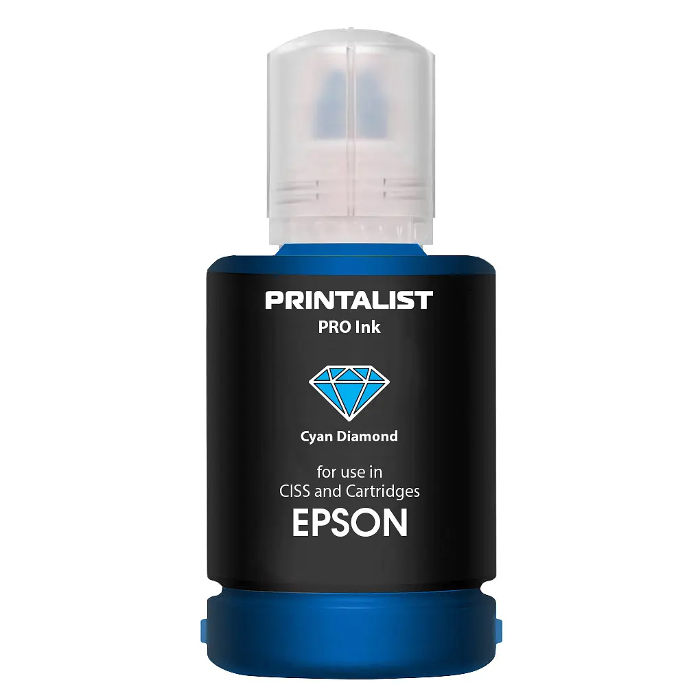 Чорнило PRINTALIST для Epson 140г Cyan водорозчинне (PL-INK-EPSON-C) - фото 5