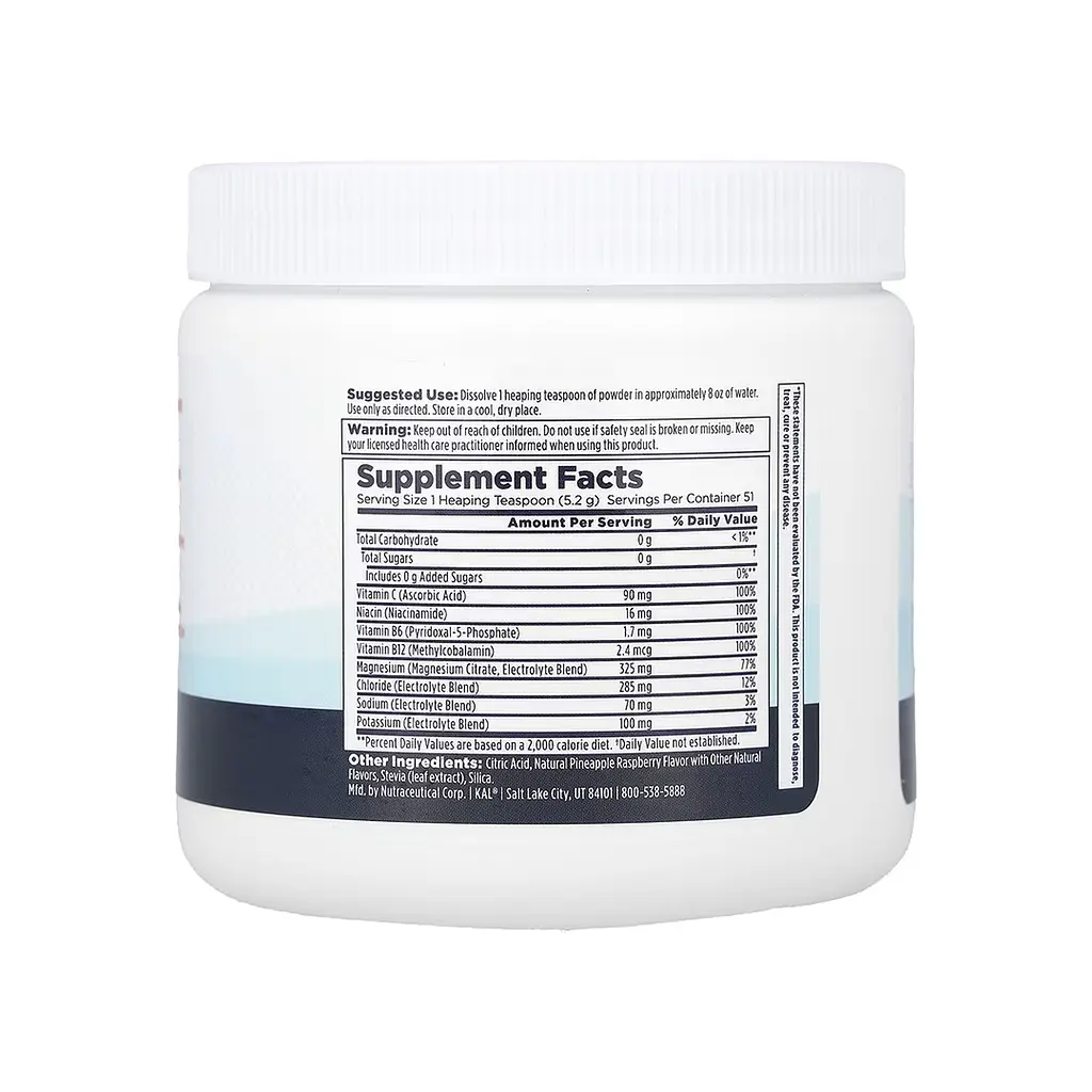 Магній KAL (Hydro Powder) - 268 г, для м’язів і нервової системи - фото 2