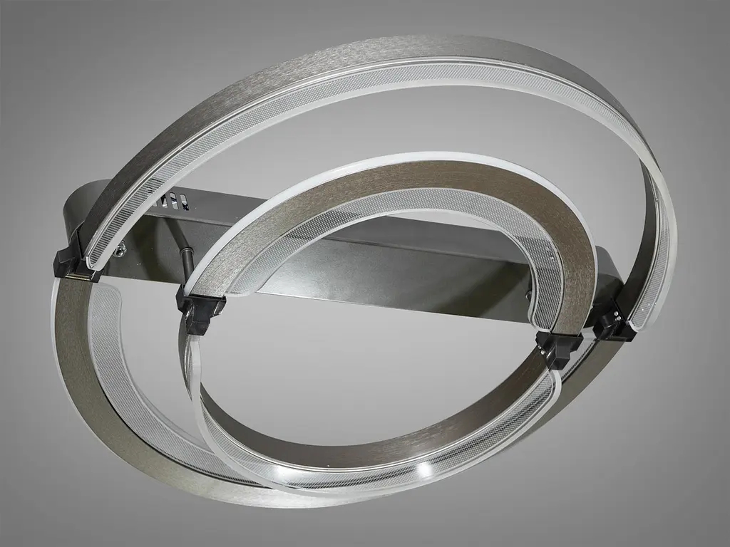 Стельова LED-люстра з пультом, диммером та підсвічуванням Diasha 5219/600+400 - фото 3