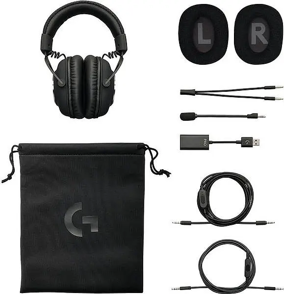Навушники Logitech з мікрофоном Pro X Gaming Black (981-000818) - фото 2