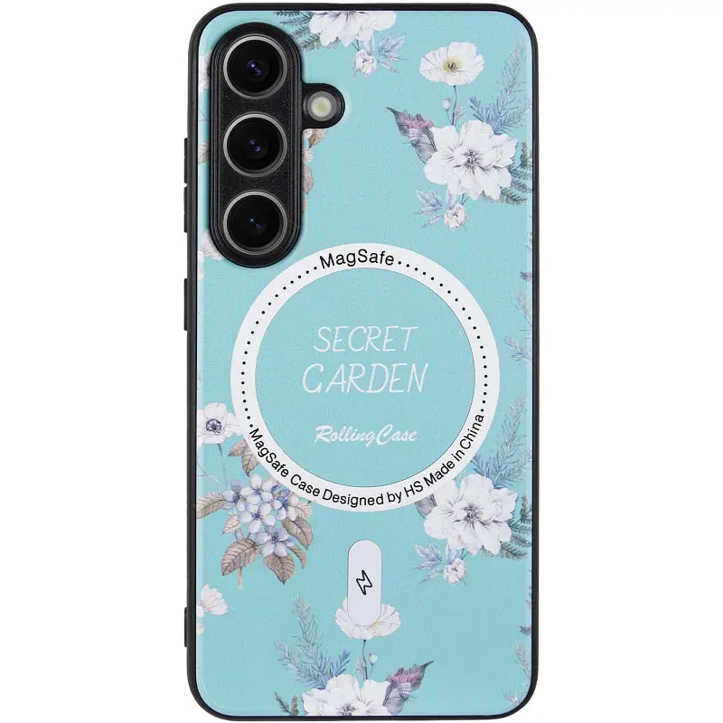 TPU+PC чохол Secret Garden with MagFit для Samsung Galaxy S24+ Mint - фото 2