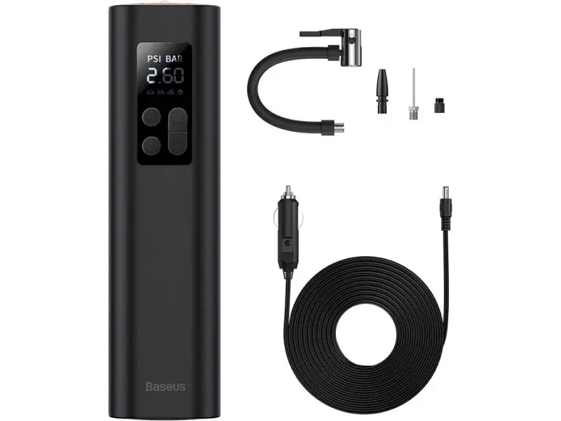 Автомобільний компресор BASEUS Super Mini Inflator Pump електричний (CRCQ000001)