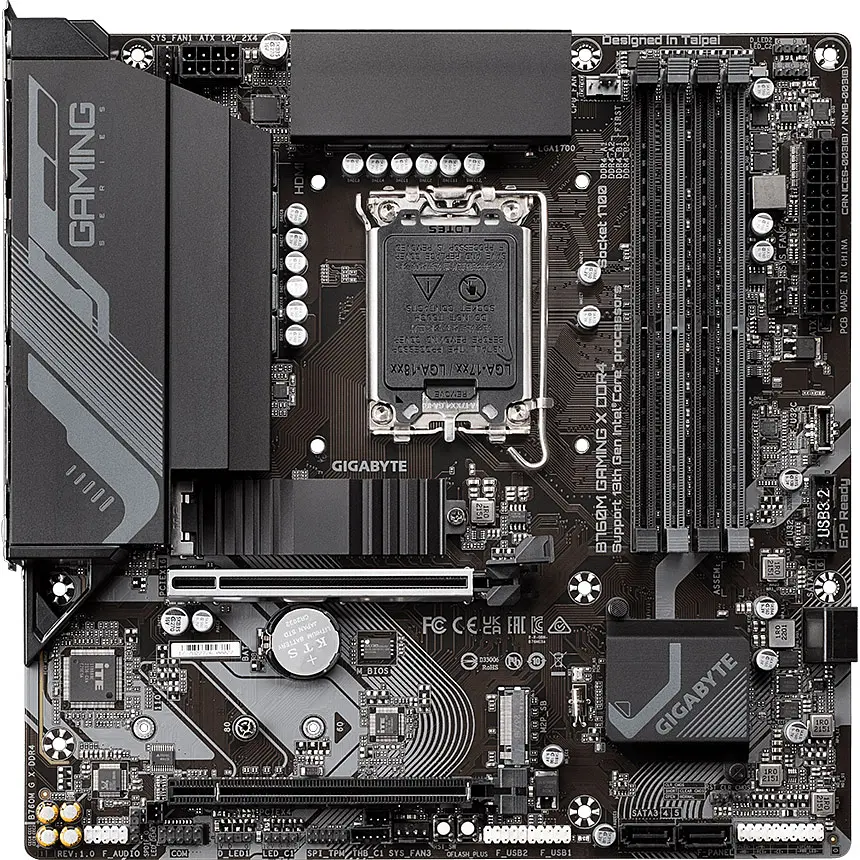 Материнська плата Gigabyte B760M Gaming X DDR4 [93683] - фото 3