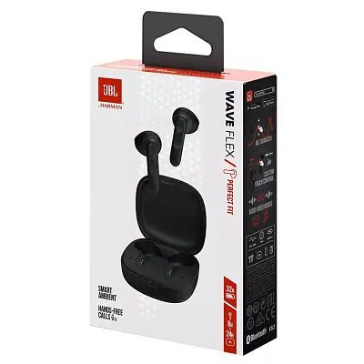 Наушники JBL Wave Flex TWS Black (JBLWFLEXBLK) - фото 10