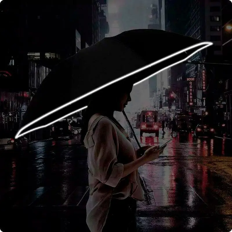 Парасолька Zuodu Automatic Umbrella (ZD002-LED) Black [51079] - фото 4