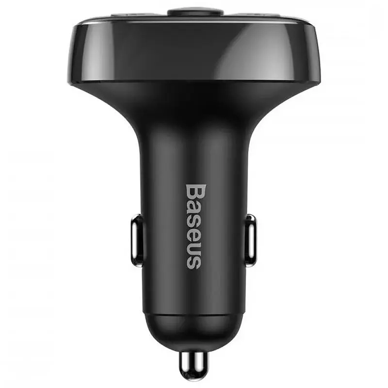 АЗП FM модулятор Baseus S-09A 10W (2USB-A) (CCMT) Black - фото 3