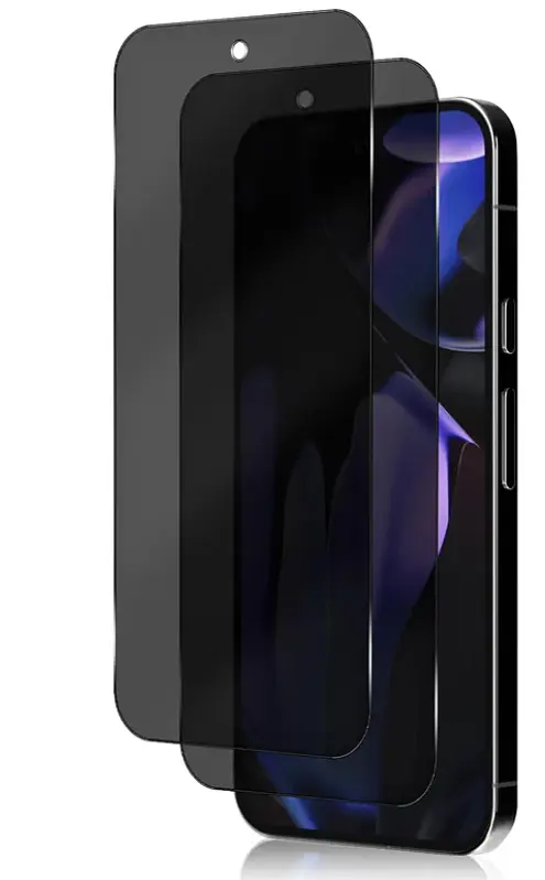 Захисне скло DK для Google Pixel 9 Pro XL Антишпигун Full Glue 020552 black 2 шт. - фото 2
