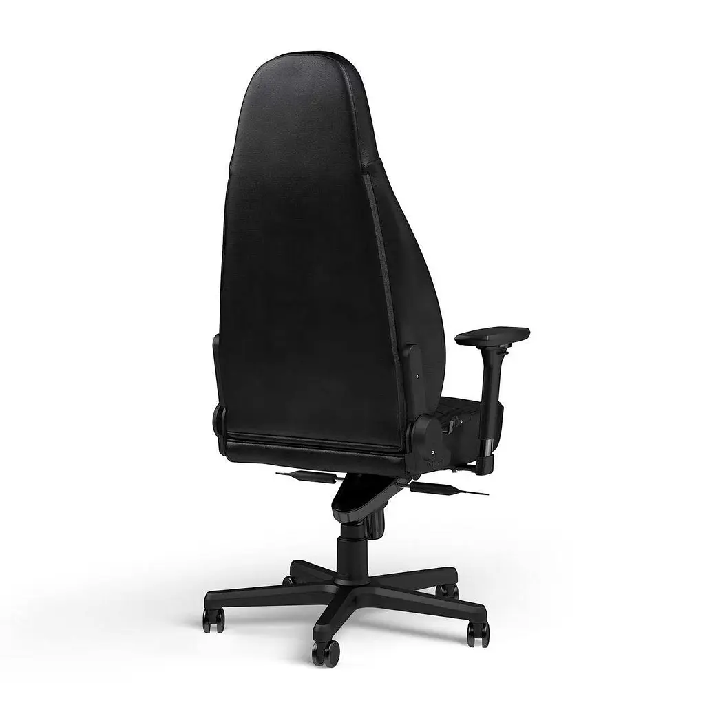 Геймерське крісло Noblechairs ICON Real Leather Black - фото 4