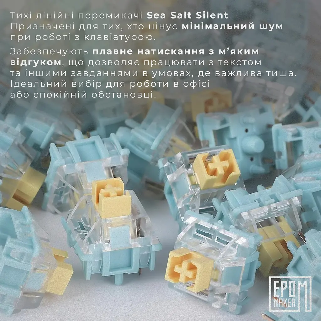 Клавиатура Epomaker TH80 PRO V2 Sea Salt Silent Black механическая беспроводная (TH80-PROV2-B-SS) - фото 20