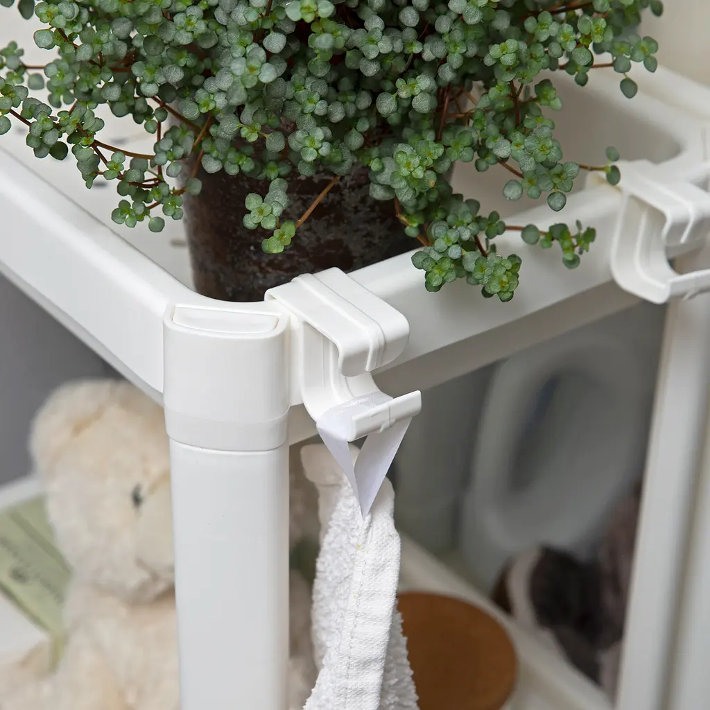 Етажерка трьохрівнева MVM, біла (FH-22/3 WHITE) - фото 6