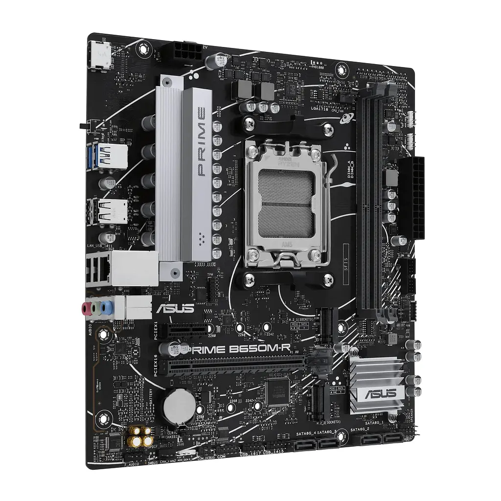 Материнcька плата PRIME B650M-R sAM5 B650 2xDDR5 M.2 HDMI mATX Asus teh0019065 - фото 5