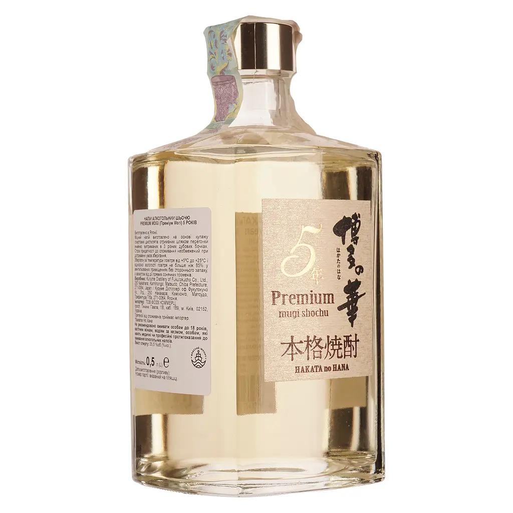 Сетю Hakata no Hana Premium Mogi 5 yo 35.5% 0.5 л - фото 2
